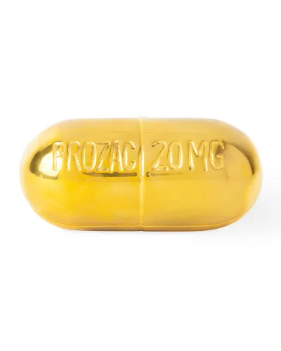 Jonathan Adler Brass Pill Box In Brass