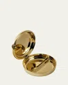 Jonathan Adler Brass Pill Box In Brass