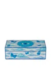 Jonathan Adler Butterfly-motif Decorative Box In Blue