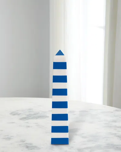 Jonathan Adler Cabana Obelisk In Blue
