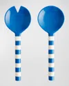 Jonathan Adler Cabana Salad Serving Set In Blue