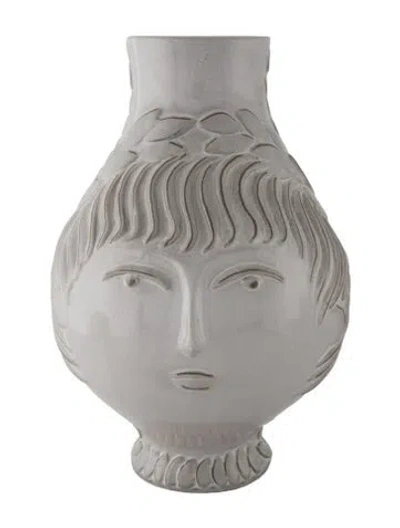 Pre-owned Jonathan Adler Caesar Cornelia Vase In Grey