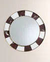 JONATHAN ADLER CANAAN 24" ROUND WALL MIRROR