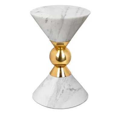Jonathan Adler Canaan Marble Accent Table In Multi