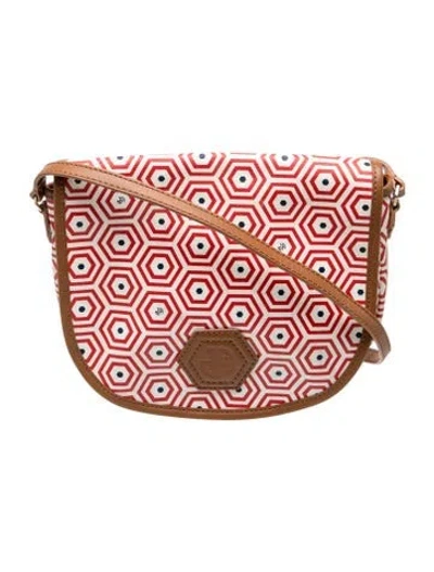 Pre-owned Jonathan Adler Canvas Shoulder Bag In Neutrals