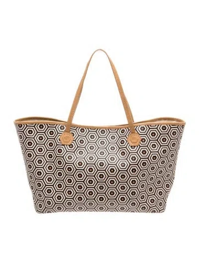 Pre-owned Jonathan Adler Canvas Tote In Neutral