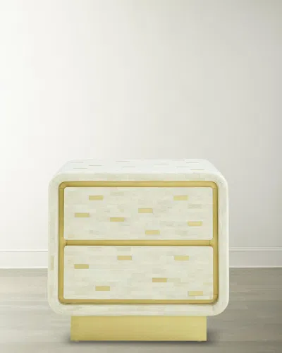 Jonathan Adler Casablanca Bone End Table