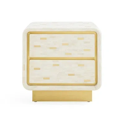 Jonathan Adler Casablanca End Table In Ivory