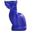 Jonathan Adler Cat Vase In Cobalt Blue