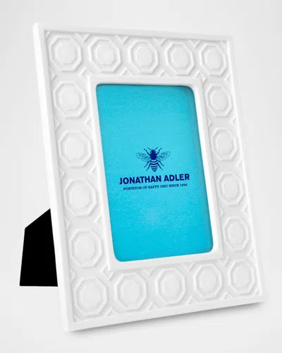 Jonathan Adler Charade Moulding Frame, 5" X 7" In White