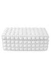 Jonathan Adler Charade Square Studded Box In White