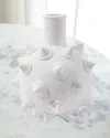 Jonathan Adler Charade Studded Bud Vase In White