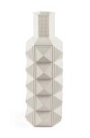 Jonathan Adler Charade Studded Taper Vase In White