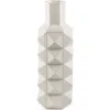 Jonathan Adler Charade Studded Vase In White