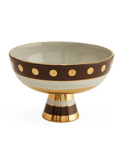 Jonathan Adler Chroma Bronze Bowl In Brown