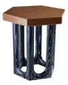 Jonathan Adler Coliseum Accent Table In Brown