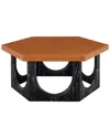 Jonathan Adler Coliseum Cocktail Table In Brown