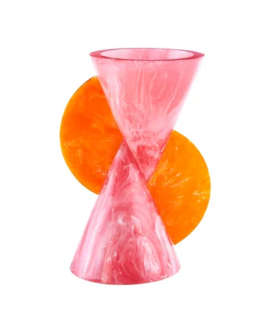 Jonathan Adler Como 5" Cone Vase In Multi