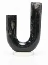 Jonathan Adler Como Double Tube Vase In Gray