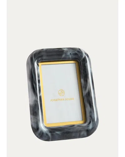 Jonathan Adler Como Picture Frame, 4" X 6" In Black