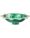 Jonathan Adler Como Ripple Bowl In Green