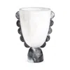 Jonathan Adler Como Scalloped Urn In Multi