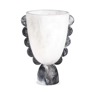 Jonathan Adler Como Scalloped Urn In Multi