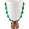 Jonathan Adler Mustique Scalloped Urn In White