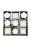 Jonathan Adler Como Tic-tac-toe Set In Gray