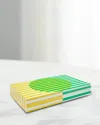 Jonathan Adler Copenhagen Backgammon Set In Yellowgreen