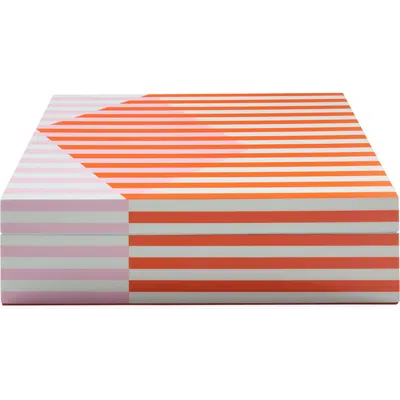 Jonathan Adler Copenhagen Lacquer Large Box In Multi