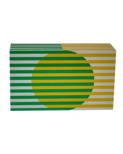Jonathan Adler Copenhagen Medium Lacquer Box In Green