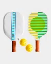 Jonathan Adler Copenhagen Pickleball Set In Bluegreen
