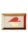 Jonathan Adler Dealer's Choice Rectangle Tray In Multi
