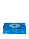 Jonathan Adler Decorative Eye-motif Storage Box In Blue