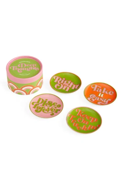 JONATHAN ADLER JONATHAN ADLER DEEP THOUGHTS COASTER SET