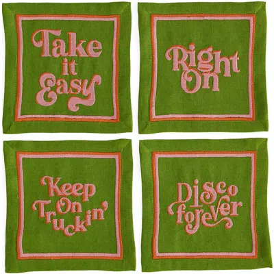 JONATHAN ADLER JONATHAN ADLER DEEP THOUGHTS COCKTAIL NAPKINS