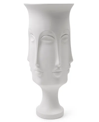 Jonathan Adler Dora Maar 15" Porcelain Vase In White