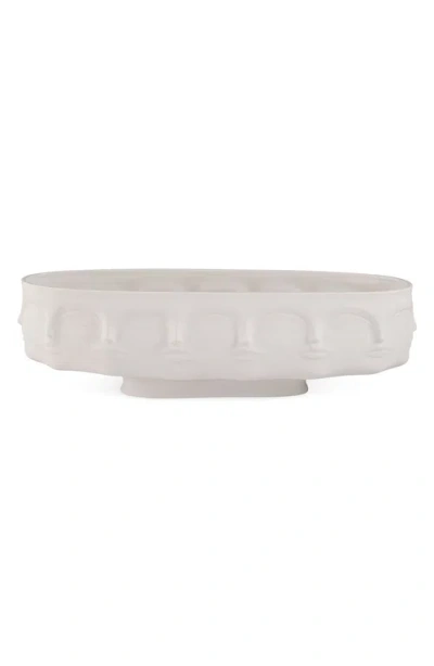 Jonathan Adler Dora Maar Long Decorative Bowl In White