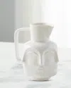 Jonathan Adler Dora Maar Pitcher, 49 Oz. In White
