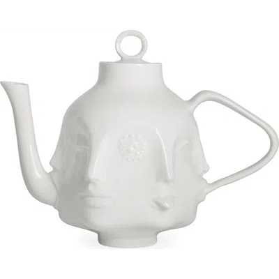 Jonathan Adler Dora Maar Porcelain Teapot In White