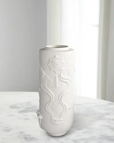 Jonathan Adler Dreamscape Vase - 16" In Black