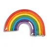 Jonathan Adler Porcelain Dripping Rainbow Trinket Tray In Multi