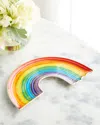 Jonathan Adler Dripping Rainbow Trinket Tray In Multi