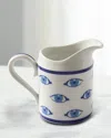 Jonathan Adler Druggist Creamer Carafe In Bluewhite