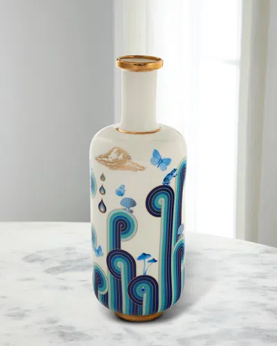 Jonathan Adler Druggist Tall Bottle Vase - 20" In White