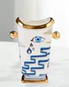 Jonathan Adler Druggist Tall Vase In Blue