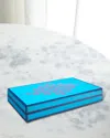Jonathan Adler Eden Backgammon Set In Blue