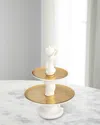 Jonathan Adler Eve Bon Bon Decorative Tray In Whitegold