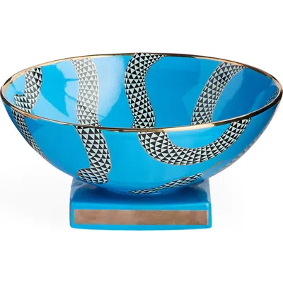 Jonathan Adler Eden Decorative Bowl In Blue